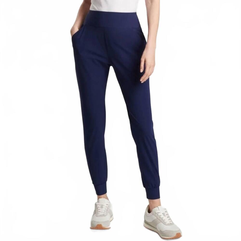 NEW PETER MILLAR stellar performance jogger pants in navy blue
